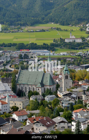 Ville d'argent de Schwaz, Silberstadt Schwaz Banque D'Images