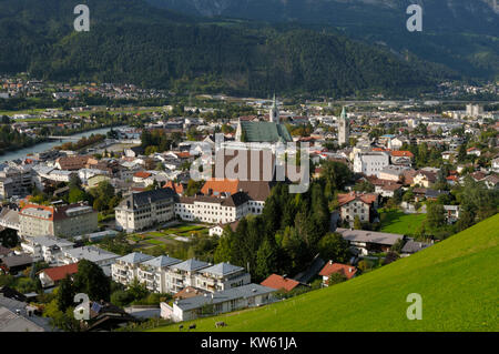 Ville d'argent de Schwaz, Silberstadt Schwaz Banque D'Images