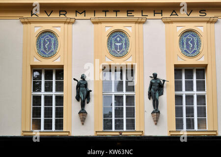 Baignoire Imperial sound health Resort chambre, Kurhaus Bad Reichenhall Banque D'Images