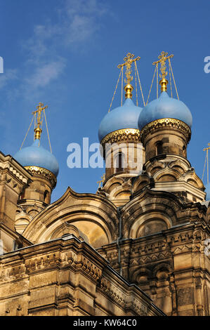 Dresde Eglise Russe, Schaubek Dresdner Kirche Banque D'Images