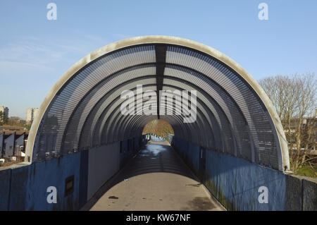 Offres et demandes de logement d'après-guerre, Thamesmead, près de Abbey Wood, au sud-est de Londres, Angleterre, Royaume-Uni, 18 Décembre 2017 Banque D'Images