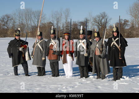 Rivière Raisin National Battlefield Park ! Le Centre des Visiteurs du Parc est ouvert toute l'année 7 jours sur 7 de 9:00 jusqu'à 5:00 pm. Banque D'Images