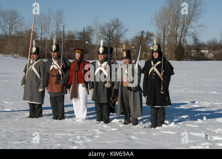 Rivière Raisin National Battlefield Park ! Le Centre des Visiteurs du Parc est ouvert toute l'année 7 jours sur 7 de 9:00 jusqu'à 5:00 pm. Banque D'Images