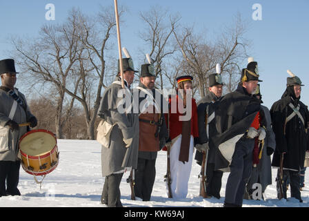 Rivière Raisin National Battlefield Park ! Le Centre des Visiteurs du Parc est ouvert toute l'année 7 jours sur 7 de 9:00 jusqu'à 5:00 pm. Banque D'Images