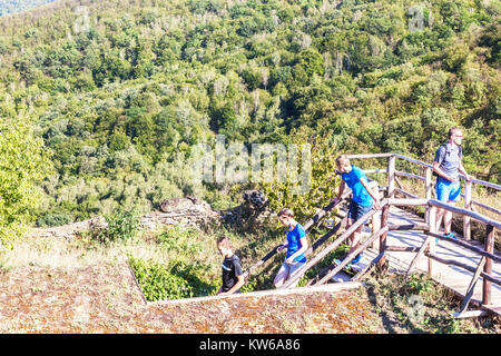 Novy Hradek château, parc national de Podyji, Thayatal, République Tchèque Banque D'Images