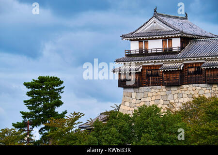 Le Japon, l'île de Shikoku, région d'Ehime, Matsuyama, château de Matsuyama-jo Banque D'Images