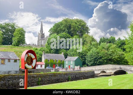 Vue panoramique de castletownroche park et church dans le comté de Cork en Irlande Banque D'Images