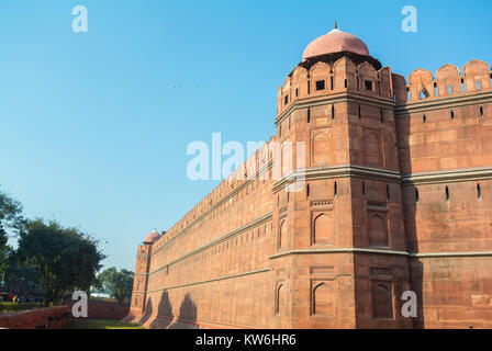 Fort Rouge New Delhi Inde Banque D'Images