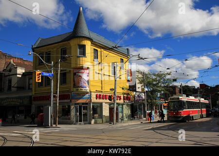 Les tramways de Toronto Banque D'Images