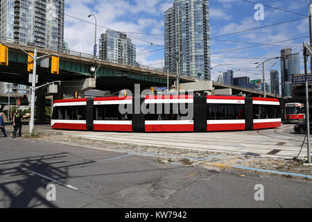 Les tramways de Toronto Banque D'Images