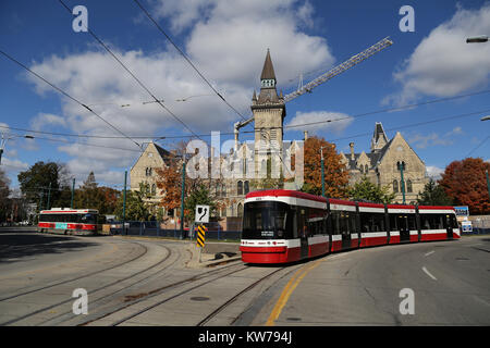 Les tramways de Toronto Banque D'Images