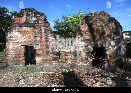 Ruines de hao Phraya Vichayen, Lop Buri, Thaïlande Banque D'Images