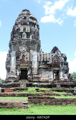 Chedi de Wat Phra Sri Rattana Mahathat, Lop Buri, Thaïlande Banque D'Images