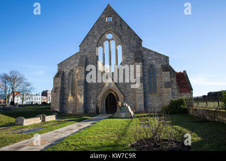 L'église de la garnison royale, Portsmouth. Construit en 1212 et en partie détruit pendant la Seconde Guerre mondiale Banque D'Images