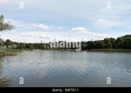 Toolonlahti Bay, une baie magnifique au cœur d'Helsinki, capitale de la Finlande. Banque D'Images