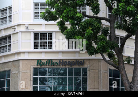 Hôpital Raffles à Singapour Banque D'Images
