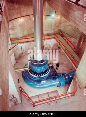 Turbines et machines lourdes produit par Franco Tosi industries (Legnano, Italie, 1960) Banque D'Images