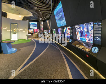Zurich, Suisse - Visite du musée de la FIFA Banque D'Images