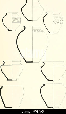 "La céramique trouvée à Silchester : une description de la céramique retrouvés lors des fouilles sur le site de la ville de Calleva Atrebatum Anglo à Silchester, Hants., et déposés dans le musée de la lecture" (1916) Banque D'Images