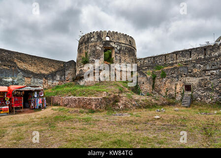 Le vieux fort de Stone Town, Kongwe Ngome, UNESCO World Heritage Site, Zanzibar, Tanzania, Africa Banque D'Images