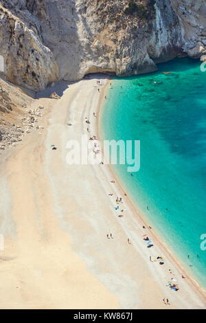 Plage de Myrtos, Céphalonie Céphalonie (Grèce), îles Ioniennes, Grèce Banque D'Images