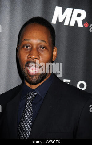 NEW YORK, NEW YORK - 06 avril : RZA assiste à la 'Mr. Juste' New York premiere à AMC Lincoln Square Theatre Le 6 avril 2016 à New York. People : RZA Banque D'Images