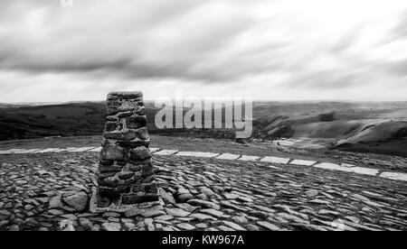 Mam Tor Summit Banque D'Images