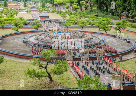 Monument Chinois version miniature Banque D'Images