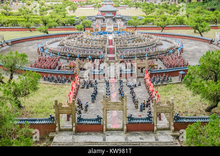 Monument Chinois version miniature Banque D'Images