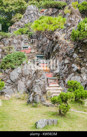 Monument Chinois taishan mountain version miniature Banque D'Images