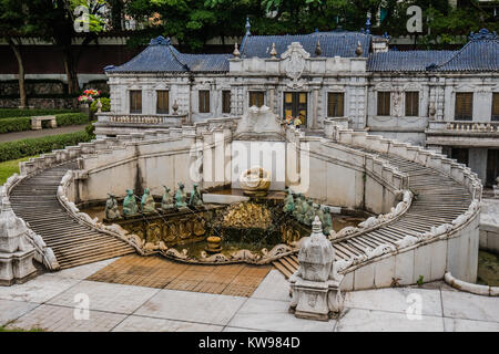 Monument Chinois version miniature de l'hôtel de la paix et de la prospérité Banque D'Images