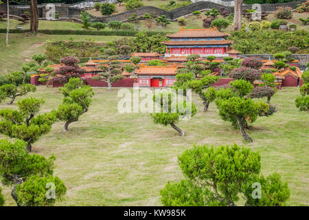 Monument Chinois version miniature jardin impérial Banque D'Images