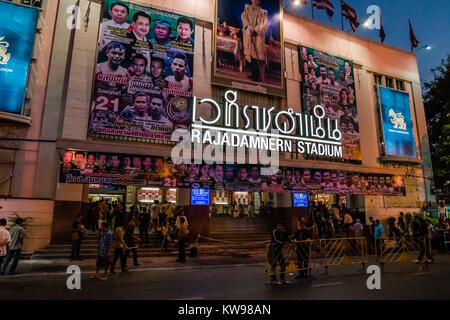 Stade de boxe thaï à bangkok Banque D'Images