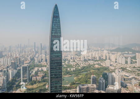 Shenzhen est une ville urbaine en Chine Banque D'Images