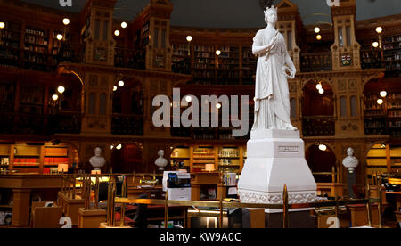 La Bibliothèque du Parlement, situé à l'intérieur de l'Édifice du Centre du Parlement à Ottawa des bâtiments de l'Ontario, au Canada. Banque D'Images