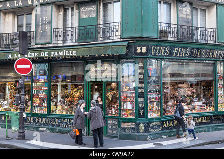 France, Paris (75), A La mere de famille, Sweets Shop. Banque D'Images