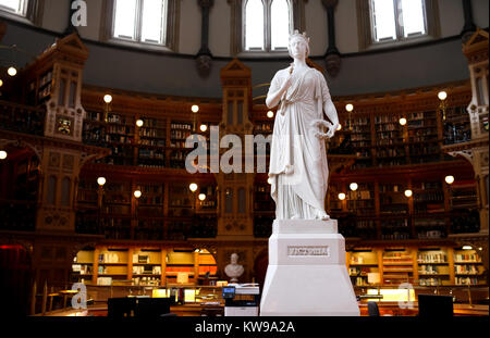 La Bibliothèque du Parlement, situé à l'intérieur de l'Édifice du Centre du Parlement à Ottawa des bâtiments de l'Ontario, au Canada. Banque D'Images