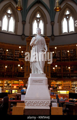 La Bibliothèque du Parlement, situé à l'intérieur de l'Édifice du Centre du Parlement à Ottawa des bâtiments de l'Ontario, au Canada. Banque D'Images