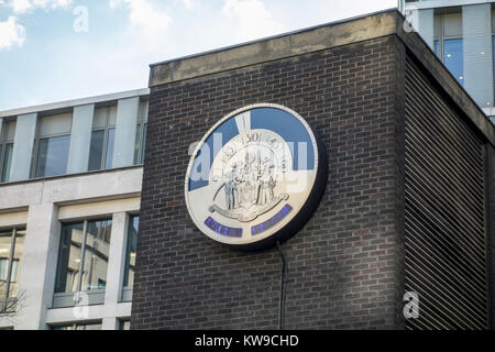 Newgate Street Réveil par Joanna A. Migdal, présenté à la ville de Londres par la Worshipful Company of horlogers Banque D'Images