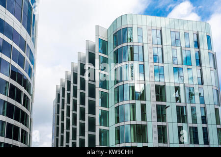 Les jardins du ciel tour SkyGardens Nine Elms Vauxhall développement résidentiel par Careyjones Chapmantolcher CJCT (architectes), Lambeth, Londres. Banque D'Images