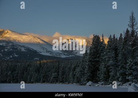 William Williams Lake. Estes Park, Colorado. Banque D'Images