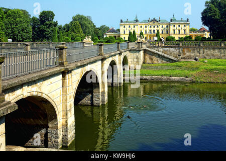 Pologne, Palais de Branicki à Bialystok Banque D'Images