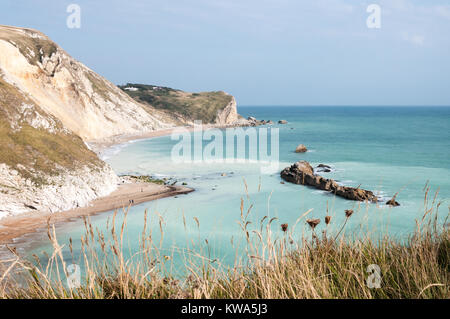 Man O'War Beach, St Oswald's Bay, à l'Ouest, Lulworth Dorset, Angleterre, Royaume-Uni. Banque D'Images