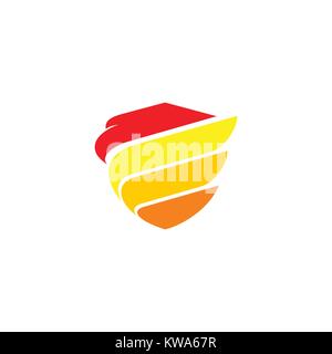 Eagle bird logo Vector Illustration de Vecteur