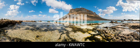 Stavros, Zorba's Beach, un décor de cinéma pour le film Zorba le Grec, péninsule d'Akrotiri, Chania, Crète, Grèce, Europe, Grèce, Chania, Crète, Grèce, Eur Banque D'Images