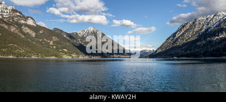 Panaorama de Mayrhofen lake en Autriche Banque D'Images