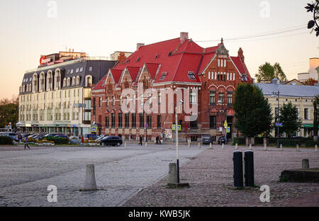 Vyborg, Russie - Oct 5, 2016. Les vieux bâtiments au quartier des affaires à Vyborg, Russie. A 174km au nord-ouest de Vyborg de Saint-Pétersbourg, et à seulement 30 km de la Banque D'Images