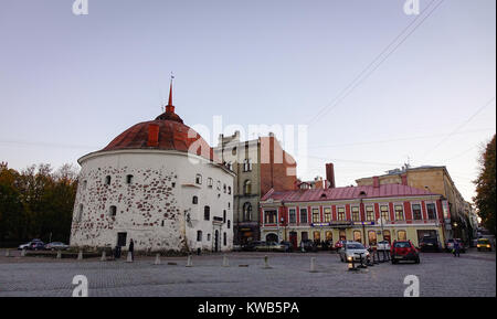 Vyborg, Russie - Oct 5, 2016. Situé au centre-ville d'architectures anciennes à Vyborg, Russie. A 174km au nord-ouest de Vyborg de Saint-Pétersbourg, et à seulement 30 km de Banque D'Images