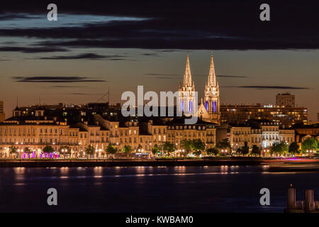 L'église Saint-Louis des Chartrons à Bordeaux. Nouvelle-Aquitaine, Bordeaux, France. Banque D'Images