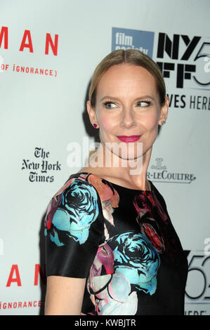 NEW YORK, NY - 11 OCTOBRE : Amy Ryan assiste au gala de clôture Présentation de 'l'inattendu ou Birdman vertu de l'Ignorance" durant le 52e Festival du Film de New York à l'Alice Tully Hall, le 11 octobre 2014 dans la ville de New York. Personnes : Amy Ryan Banque D'Images